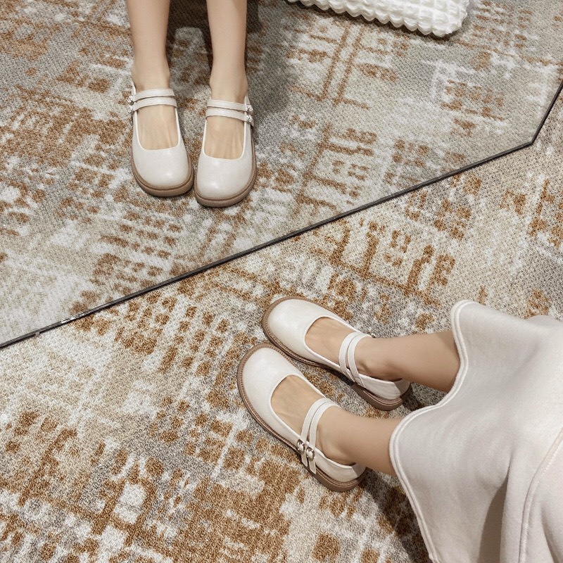 GIÀY LOLITA SIZE NHỎ 32 33 PHONG CÁCH VINTAGE CAO 4.5CM HÀNG QUẢNG CHÂU