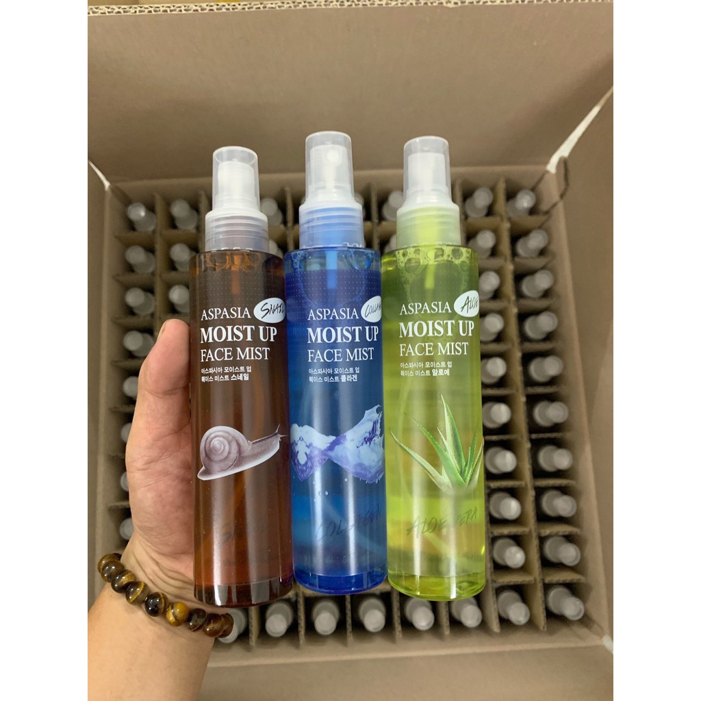 [ CHÍNH HÃNG 100%] XỊT KHOÁNG ASPASIA - 150ML- 3 MÙI | BigBuy360 - bigbuy360.vn