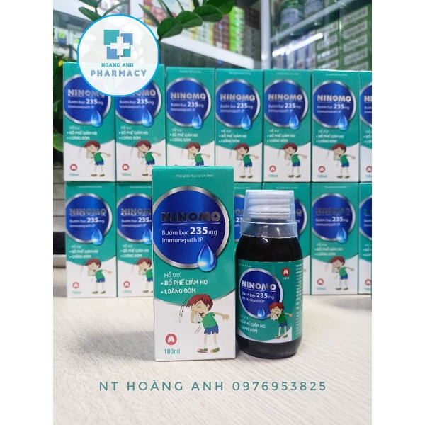 Siro ho Ninomo bổ phế loãng đờm 100ml
