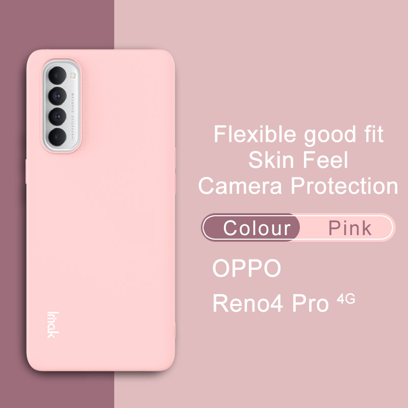 Ốp điện thoại IMAK mặt nhám mềm đầy màu sắc thời trang cho Oppo Reno 4 Pro 4g