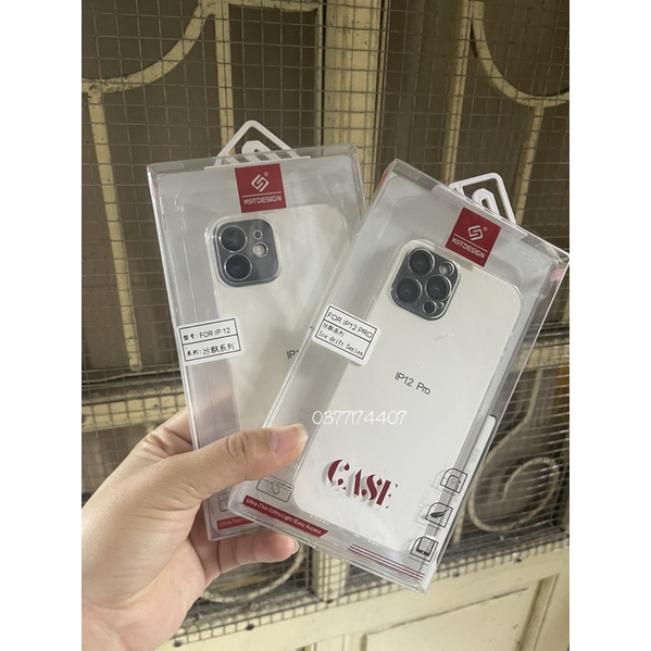 Ốp lưng dẻo KST Desing bảo vệ cụm camera iPhone 12 Mini, 12, 12 Pro, 12 Pro Max chống sốc trong suốt