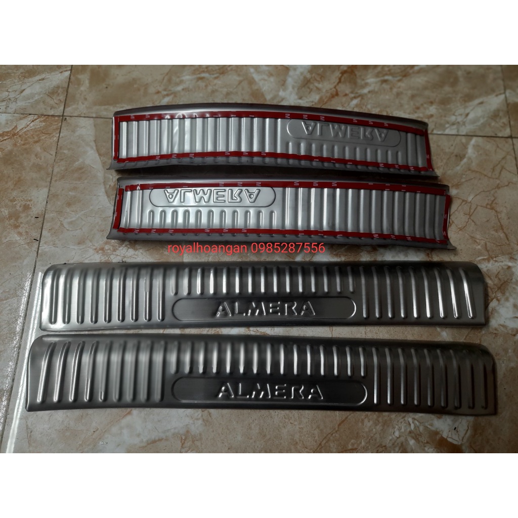 almera, ốp bậc trong ngoài nissan almera