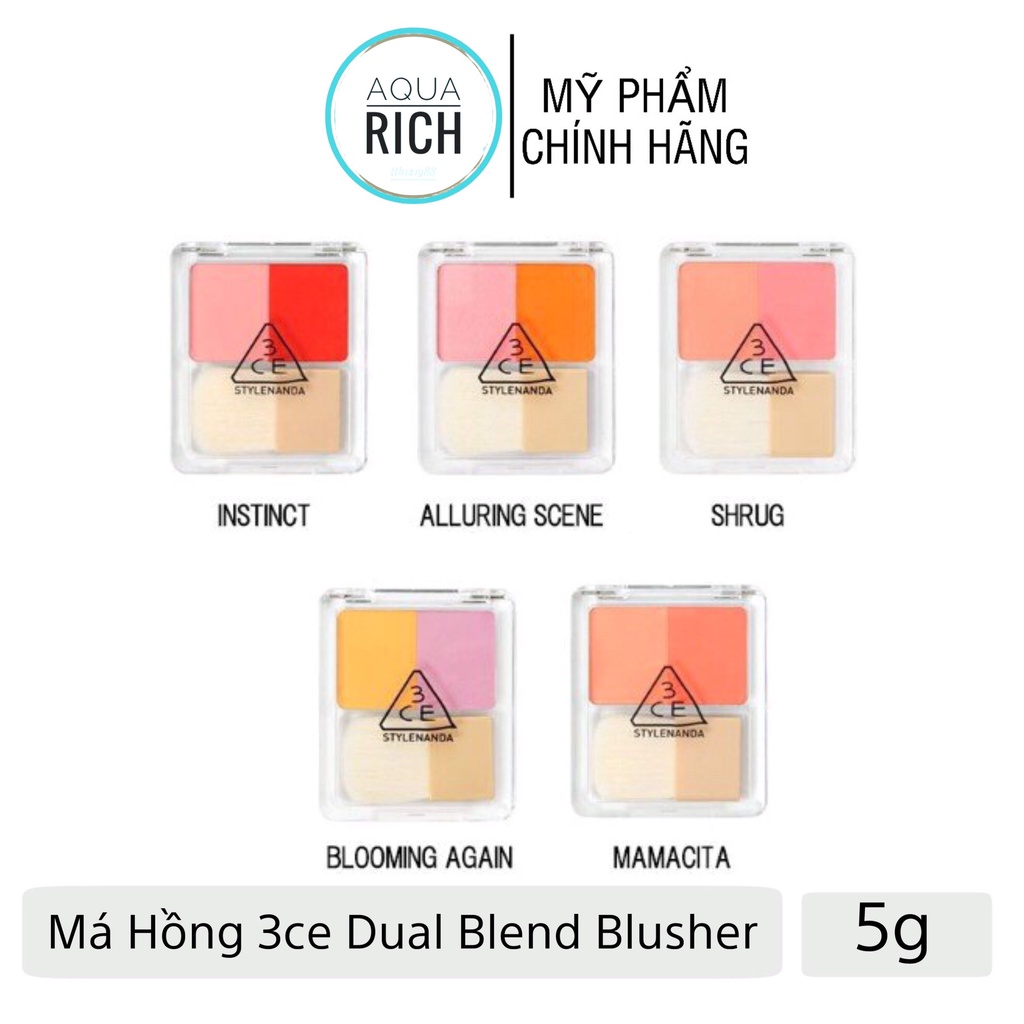 Má Hồng 3CE Dual Blend Blusher