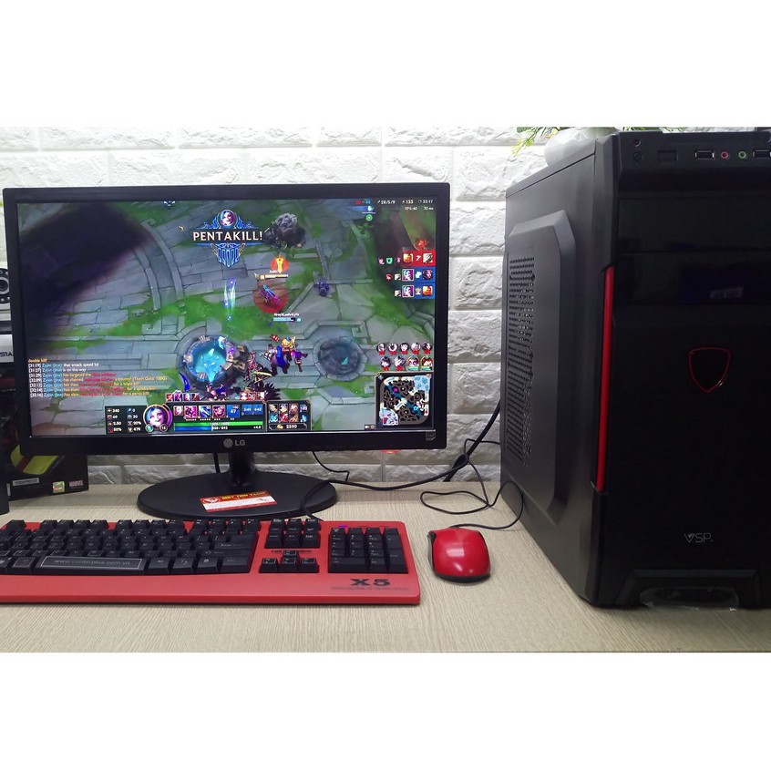 [ Màn hình 20 inh ] Bộ Máy Tính Chơi Maxsetting LOL,chơi CF FIFA RULES đẹp 21 | BigBuy360 - bigbuy360.vn