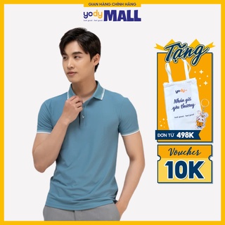 Áo phông polo nam YODY ngắn tay cổ bẻ tôn dáng thấm hút tốt nhiều màu APM3959