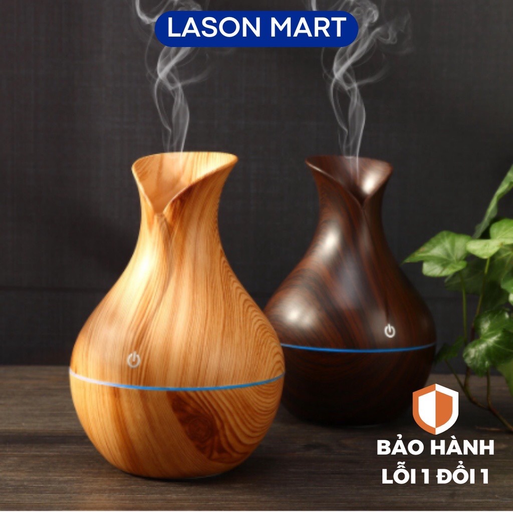 🔥XẢ KHO🔥 Đèn Xông Tinh Dầu  Phun Sương Tạo Ẩm Vân Gỗ Cao Cấp Tốt Nhất mẫu 2021]