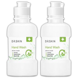 Combo gel rửa tay khô  dr.skin 100ml – hiệu quả vượt trội – cồn hữu cơ tự nhiên - làm mềm mịn & cân bằng độ ấm da