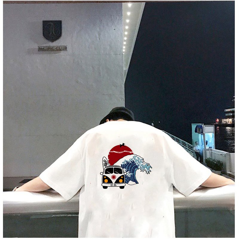 Áo thun unisex form rộng Nhật Bản đẹp độc lạ phong cách cá tính vải dày mịn 2019T2375