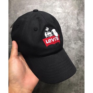Nón kết màu đen LEVIS cho nam và nữ