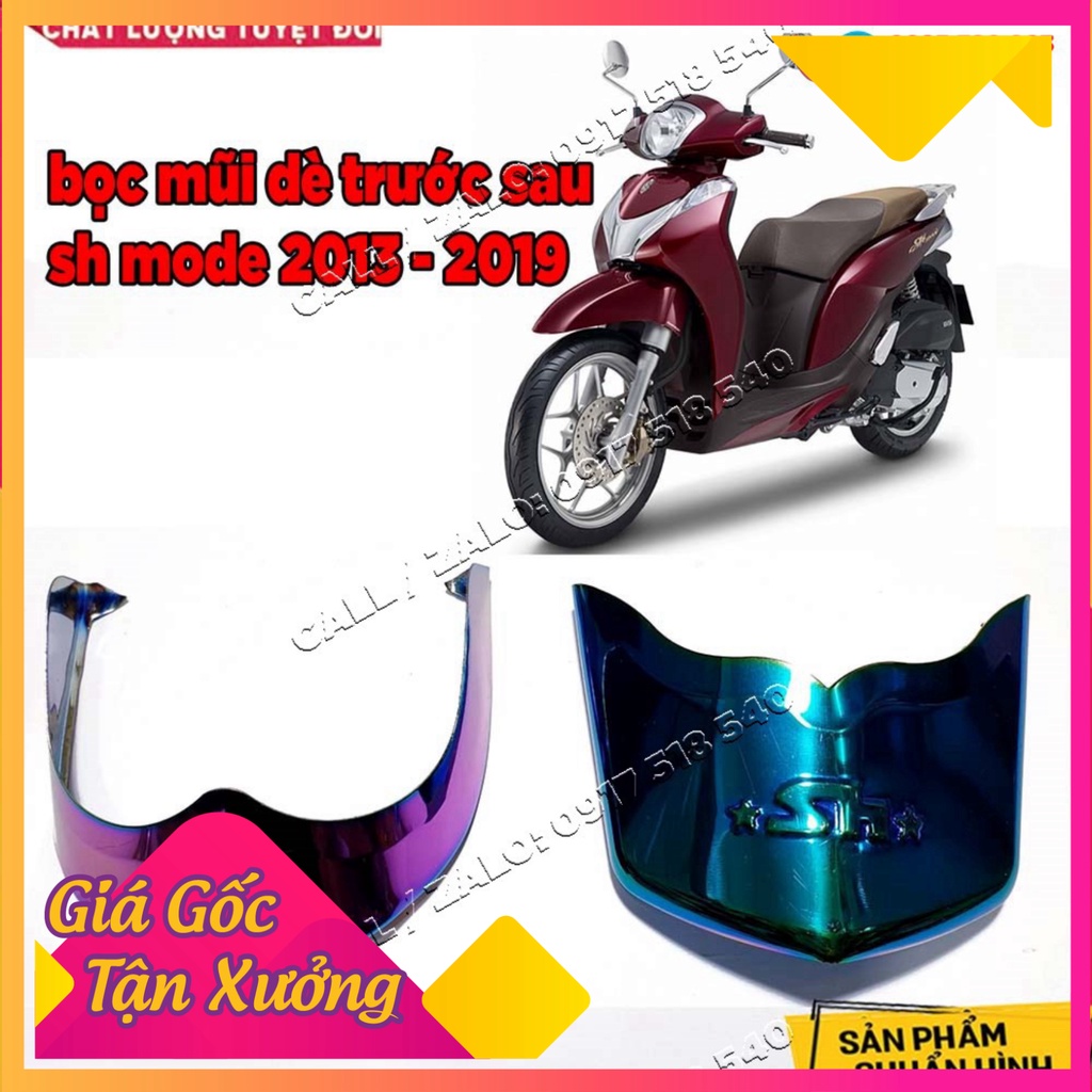 Bọc Mũi Dè Sh Mode 2013 - 2019 Xi màu titan ( trước , sau ) (Ảnh Sp thật)