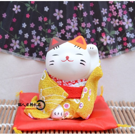 Mèo May Mắn Buôn Bán Đắt Hàng (Mẫu Mới) 7cm KEITOP MANEKI-010