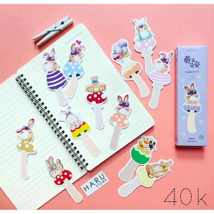 Set 6 tấm Bookmark (nhiều mẫu)