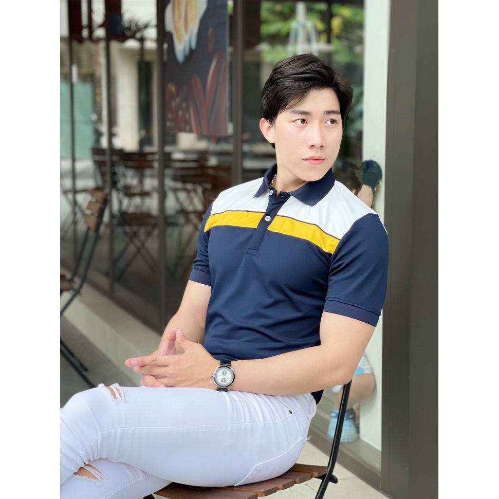 Áo polo nam cổ bẻ vải cá sấu Cotton xuất xịn,chuẩn form, sang trọng - thanh lịch TB06