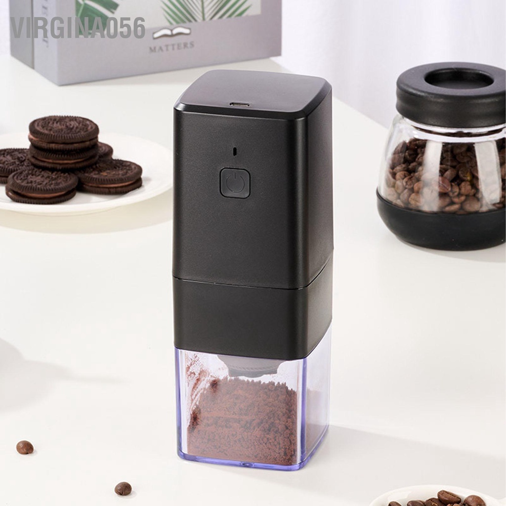 Có thể bán buôn Máy Xay Cà Phê Điện Màu Đen Di Động Sạc USB Nhỏ Tự Cho Gia Đình Virgina056 Hàng giao ngay