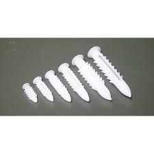 TẮC KÊ NHỰA  KÈM VÍT 6-7-8-9-10 LY