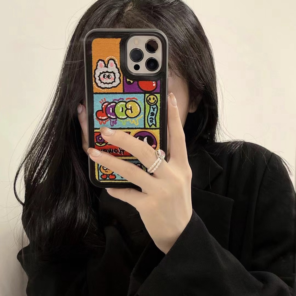 Ốp điện thoại hình hoạt hình đáng yêu thích hợp cho iphone xsmax 11 12promax 13 13pro max 7plus 8p xr