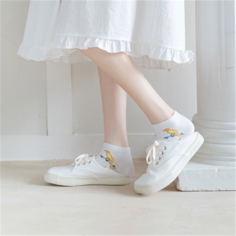 Tất Cổ Ngắn Vừa Voan - Vớ Dài Cao Nam Nữ Trơn Chất Liệu Cotton Cao Cấp, Thấm Hút Mồ Hôi VO010