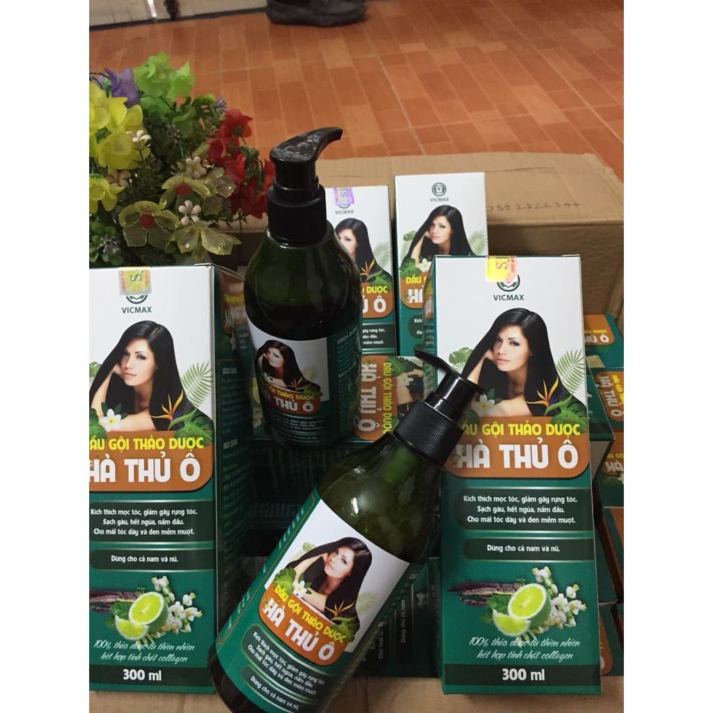 dầu gội bồ kết hà thủ ô