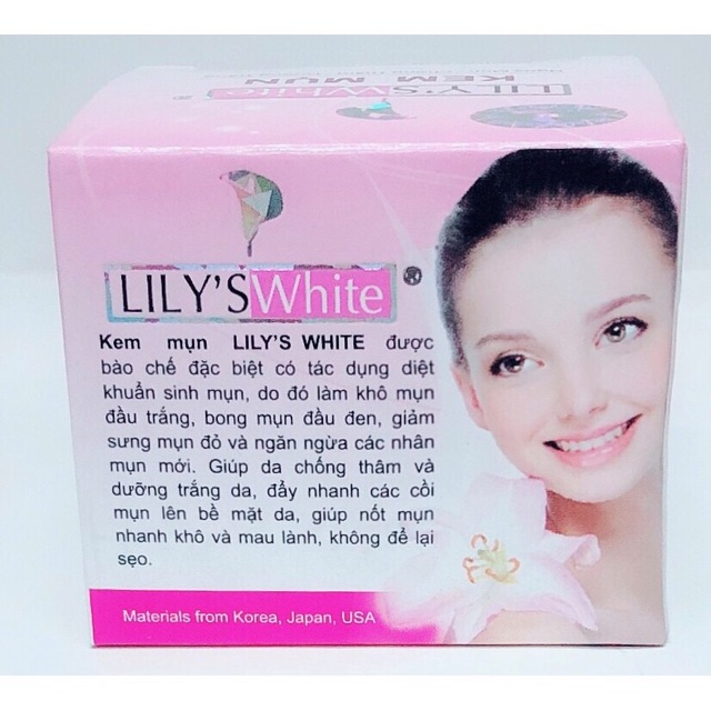 Kem mụn Lily s White 16g