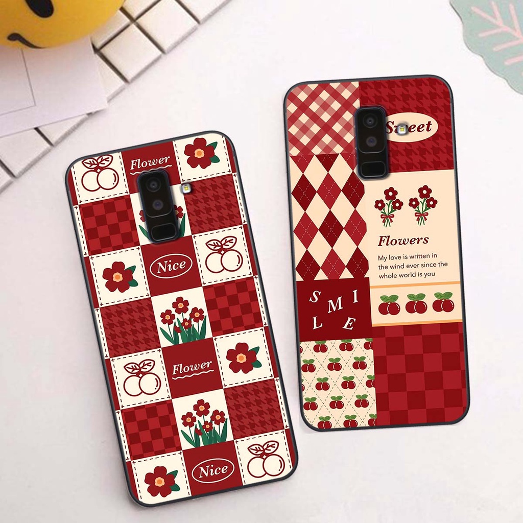 Ốp Samsung J8 họa tiết hoa, gấu thời trang, ốp dẻo bền đẹp