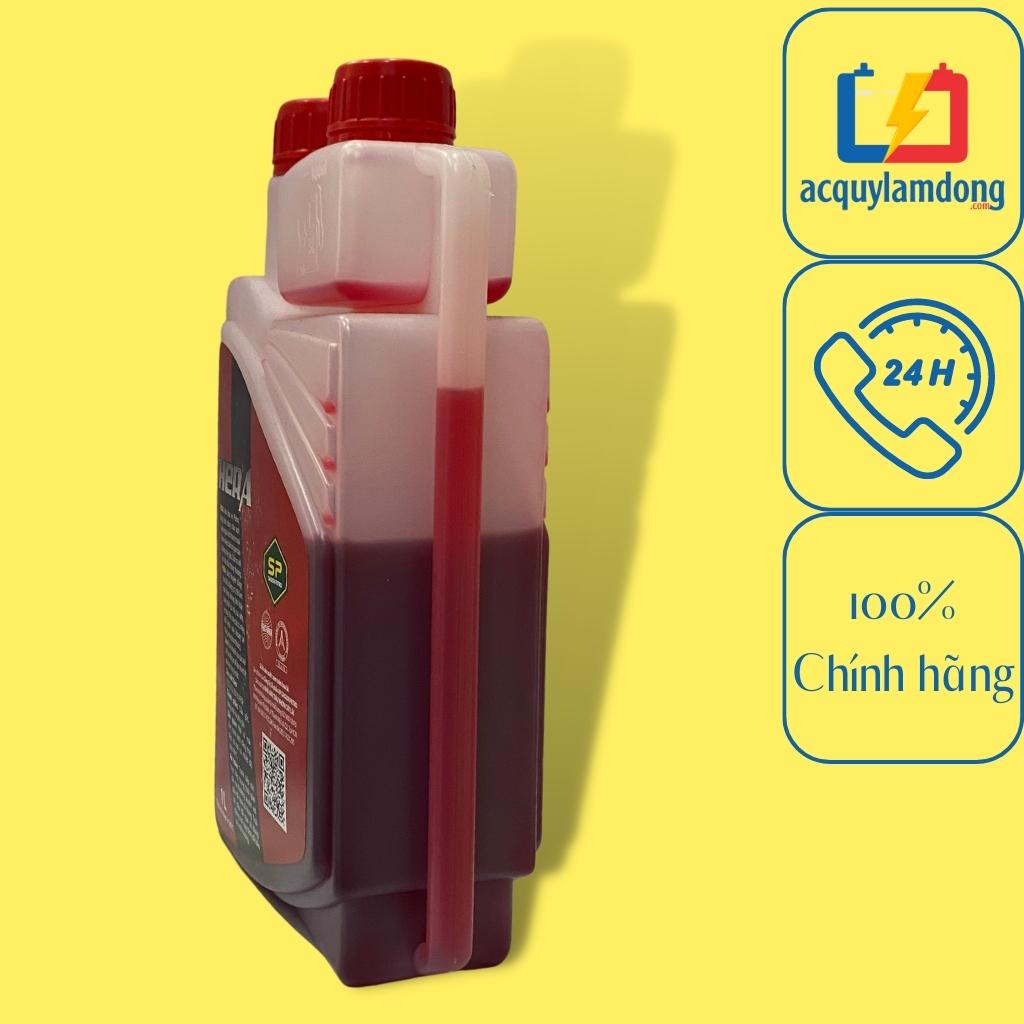 DẦU NHỚT HAI THÌ HERA dùng cho các loại máy ca nô, cưa xích, xe máy 2 kỳ, máy cắt cỏ, máy thổi khói...