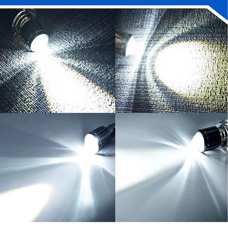 Đèn Pha Led H4 BA20D CSP 12V 12000LM Siêu Sáng Dành Cho Xe Mô Tô