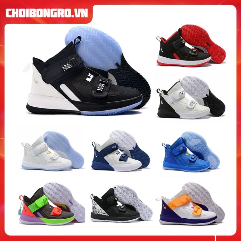 Giày bóng rổ Lebron Soldier 13 - Tích hợp Zoom, Air chuẩn, Full Box kèm tem mác, giấy gói | Choibongro.vn 💥