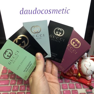 [ vial nam nữ] Nước hoa Gucci Guilty EDT - Guilty Pour Homme EDT - Guilty Love 1.5ml