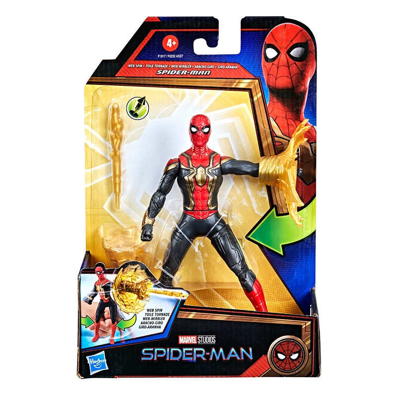 Đồ Chơi Hasbro Mô Hình Spiderman 6 Inch Hành Động Spy F1917/F0232