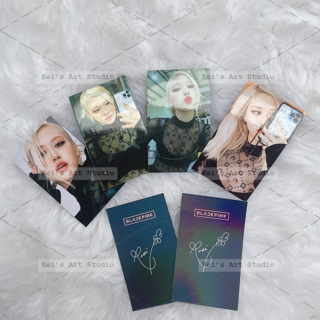 BLACKPINKPINK - PINK VENOM, SHUTDOWN: Card MV, Card rare scan, Card Rosé Lệ...
