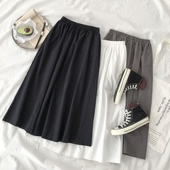 Chân Váy maxi Lưng Thun Phong Cách Hàn Quốc Mới