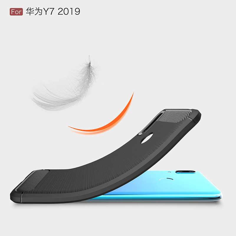 Ốp lưng điện thoại thời trang bằng Silicone mềm chống sốc cho Huawei Y7 2019 Huawei Y7 2019 6.26"