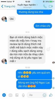 Bột rửa mặt Bách Mộc Miên