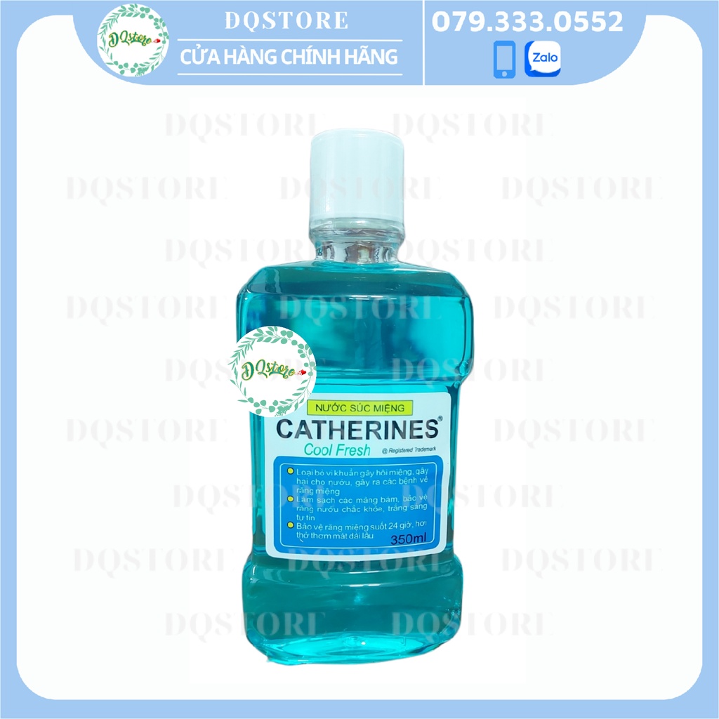 Nước súc miệng bạc hà Catherine xuất xứ Việt Nam (ít cay hơn Listerine)