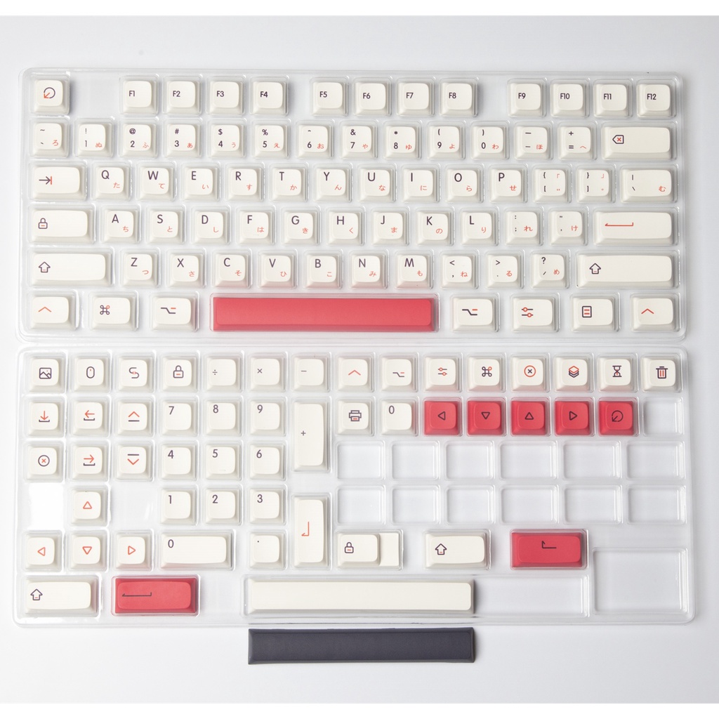 Kon Momo Keycap Mechanical Keyboard Keycaps XDA Profile PBT Sublimation 126 Keys Support 61/64/68/78/84/87/96/980/108