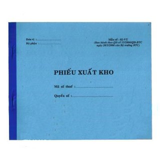 Phiếu xuất kho 3 liên 13x19cm (50 bộ = 150 tờ)