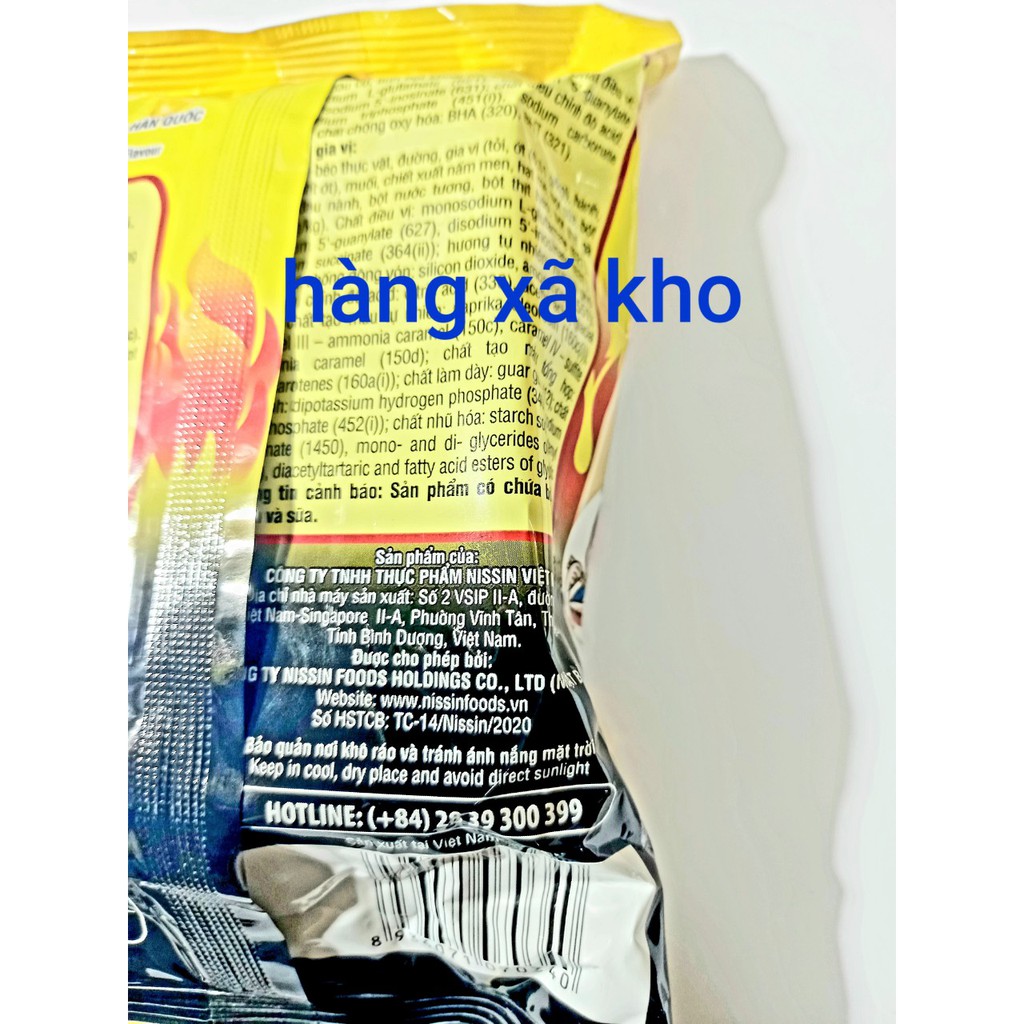 combo 5 mì cay hàn quốc nissin phô mai trứng muối 71 gr gói,4 VỊ | BigBuy360 - bigbuy360.vn
