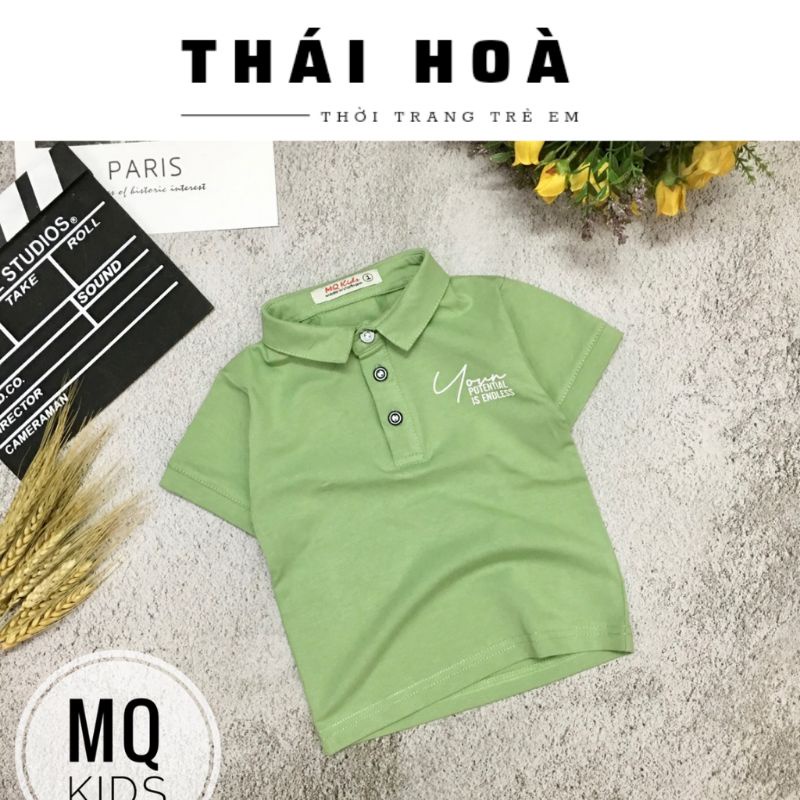 Áo bé trai cổ bẻ CHẤT LƯỢNG áo cổ trụ áo polo 7_16kg chất cotton xịn