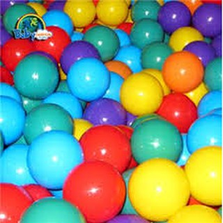 50 BÓNG NHỰA 7 cm cho bé