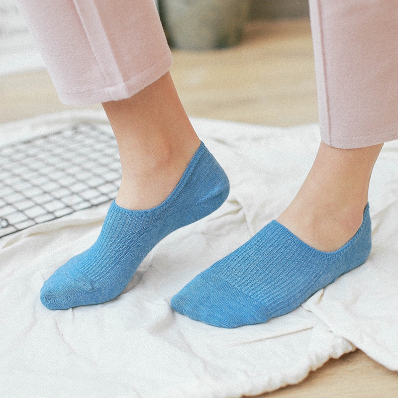 Vớ thuyền ECMLN có đệm silicone gót chống trượt cao cấp thời trang dành cho nữ