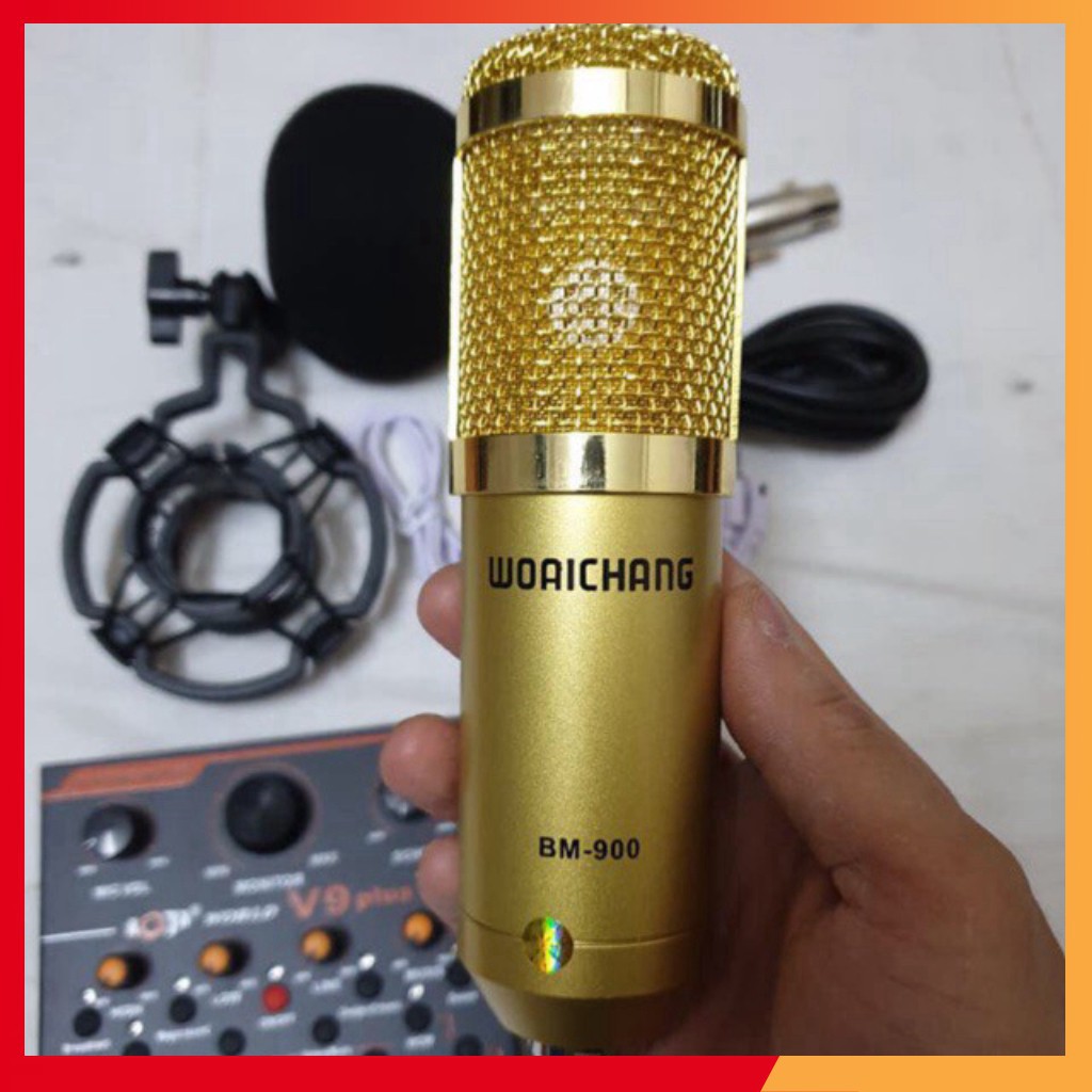 [ SALE 10%] Micro karaoke thu âm BM900 hát cực hay giá tốt nhất - GIÁ TÔT NHẤT MIỀN NAM - Hàng chất lượng