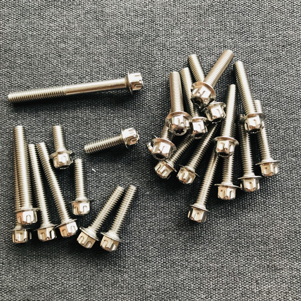 [SÁNG BÓNG] Bộ ốc lốc máy xe máy INOX kiểu SALAYA gắn xe WINNER 150
