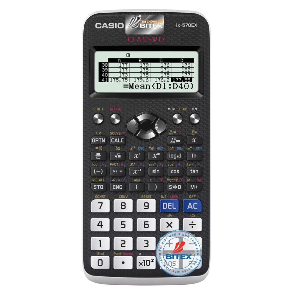 HOT] Máy Tính Casio FX 580 VNX Hàng Chính Hãng Bảo Hành 7 Năm BITEX