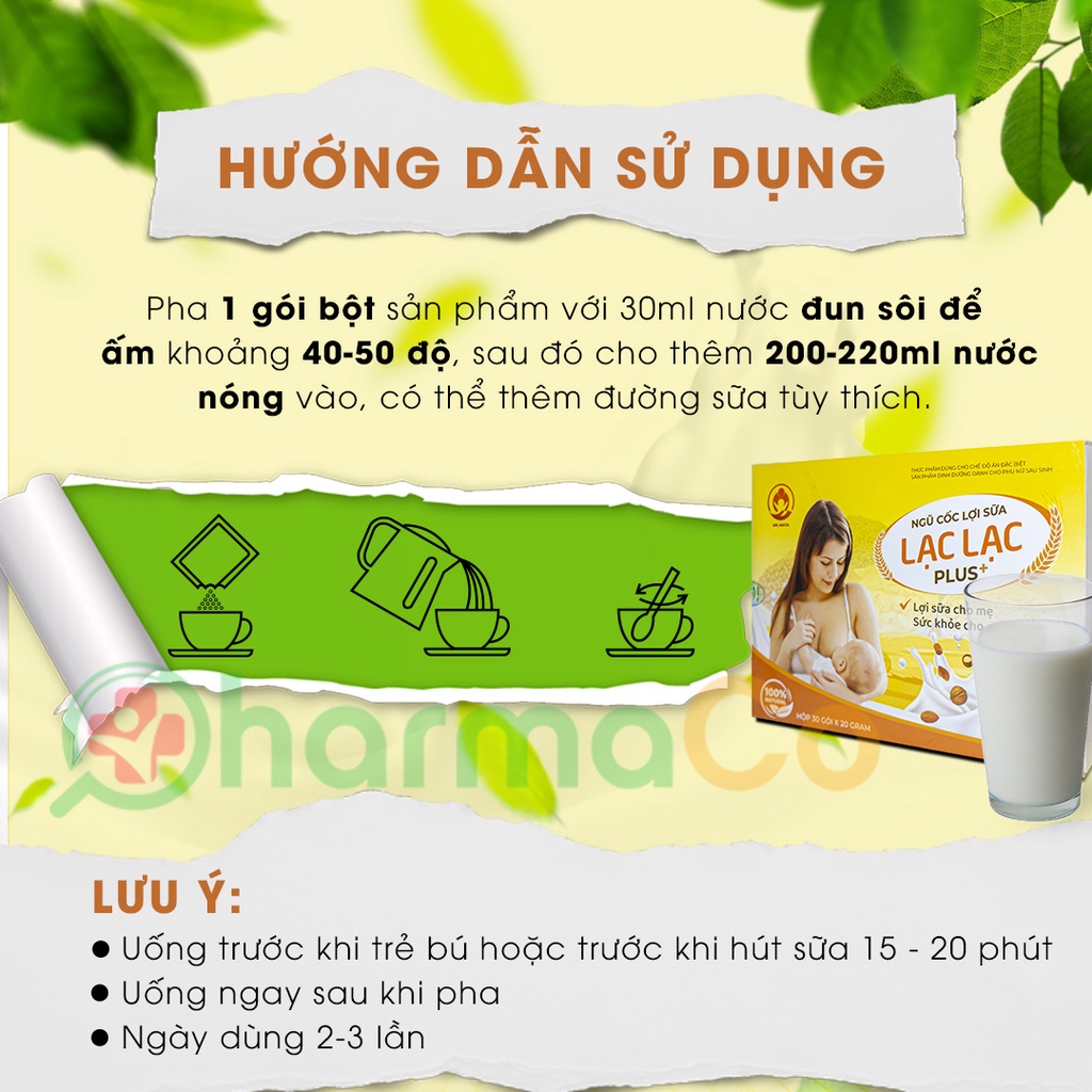 Ngũ Cốc Lạc Lạc - Dinh Dưỡng Cho Mẹ Và Bé