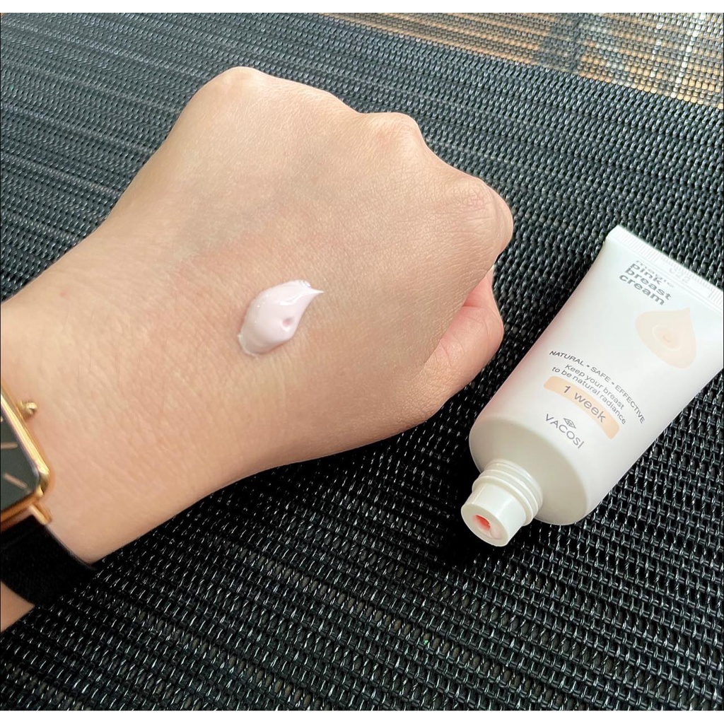 Kem Dưỡng Da Vùng Ngực, Làm Hồng Nhũ Hoa Vacosi Magic Pink Breast Cream 30ml