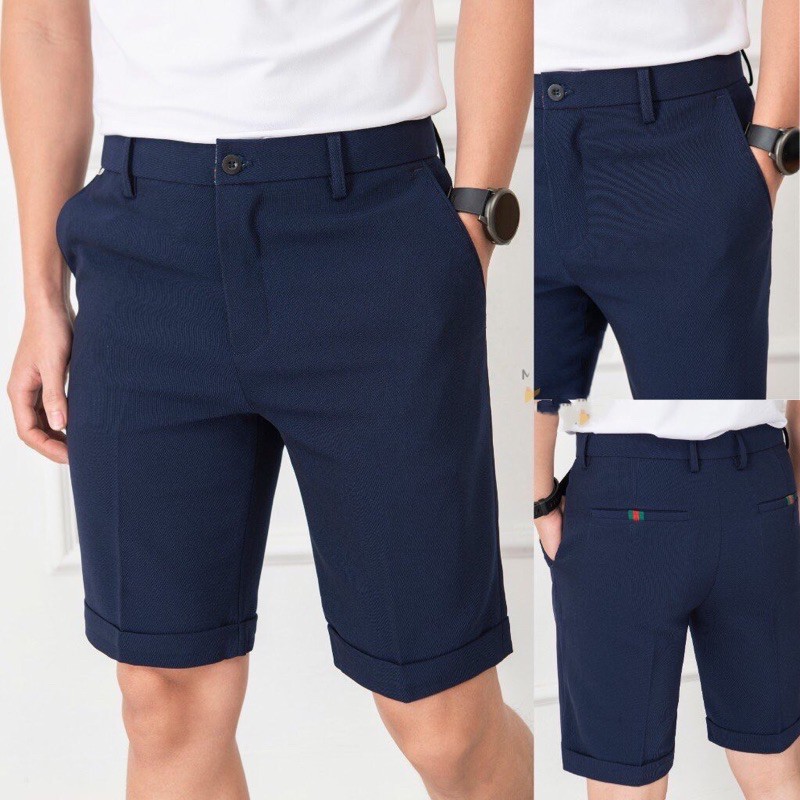 Quần sooc nam hàn quốc, vải âu chính phẩm (HOTTREND 2020) quần ngắn, dáng âu sang trọng | BigBuy360 - bigbuy360.vn