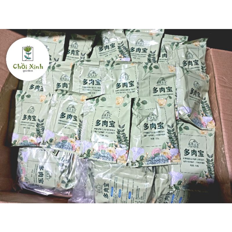 Phân Bón Tan Chậm Cho Sen Đá Xương Rồng mập bón