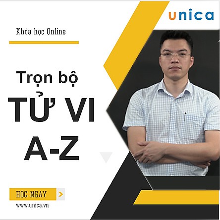 Toàn quốc [Evoucher]Trọn bộ 4 khóa học Tử vi từ A-Z giải mã được ít nhất 80% thông tin từ lá số- Thầy Chu Nhật Huy Unica