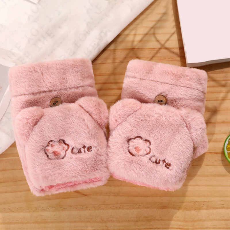 Găng Tay Len Hở Ngón Thời Trang Nữ