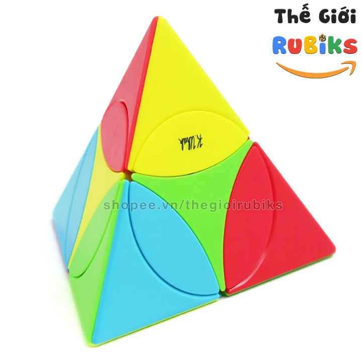 Rubik QiYi Coin Tetrahedron Pyraminx Ancient Cube Rubik Tam Giác Biến Thể 4 Mặt.